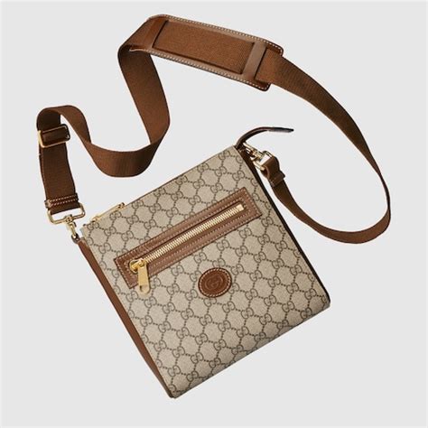 replica gucci messenger bag ebay|messenger bag with interlocking g.